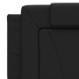 Cabecero de cama acolchado cuero sintético negro 160 cm de , Cabeceros y pies de cama - Ref: Foro24-374797, Precio: 57,29 €, ...