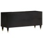 Solid mango wood TV stand 105x33x46 cm by , CD and DVD storage - Ref: Foro24-358334, Price: 121,59 €, Discount: %