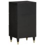 Solid mango wood auxiliary cabinet 40x33x75 cm by , CD and DVD storage - Ref: Foro24-358343, Price: 108,15 €, Discount: %