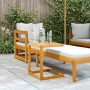 C-förmiger Tisch aus massivem Akazienholz 42x40x50 cm von , Gartentische - Ref: Foro24-365857, Preis: 36,06 €, Rabatt: %