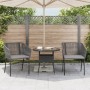 Garden armchairs with cushions 2 pcs synthetic rattan gray by , Garden chairs - Ref: Foro24-369104, Price: 154,69 €, Discount: %