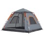 Igluzelt 5 Personen Schnellöffnung grau/orange von , Zelte - Ref: Foro24-4004148, Preis: 143,99 €, Rabatt: %