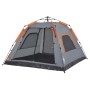 Igluzelt 5 Personen Schnellöffnung grau/orange von , Zelte - Ref: Foro24-4004148, Preis: 143,99 €, Rabatt: %