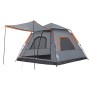 Igluzelt 5 Personen Schnellöffnung grau/orange von , Zelte - Ref: Foro24-4004148, Preis: 143,99 €, Rabatt: %