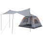 Igluzelt 5 Personen Schnellöffnung grau/orange von , Zelte - Ref: Foro24-4004148, Preis: 143,99 €, Rabatt: %