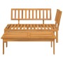 Set of 2 solid acacia wood garden pallet sofas by , Outdoor sofas - Ref: Foro24-365848, Price: 195,28 €, Discount: %