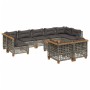 Garden sofa set 10 pieces with gray synthetic rattan cushions by , Garden sets - Ref: Foro24-3261999, Price: 818,38 €, Discou...