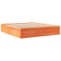 Estructura de cama madera maciza pino marrón cera 180x200 cm de , Camas y somieres - Ref: Foro24-3282368, Precio: 225,44 €, D...