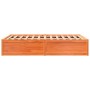 Estructura de cama madera maciza pino marrón cera 120x190 cm de , Camas y somieres - Ref: Foro24-3282389, Precio: 190,99 €, D...