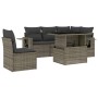 Set de muebles de jardín 6 pzas y cojines ratán sintético gris de , Conjuntos de jardín - Ref: Foro24-3267910, Precio: 463,68...