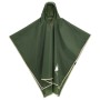 Poncho de lluvia con capucha diseño 2 en 1 verde 223x145 cm de , Camping y senderismo - Ref: Foro24-4004197, Precio: 20,36 €,...