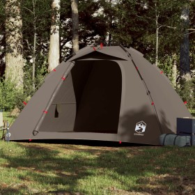 Fishing store for 4 people, quick opening, brown by , tents - Ref: Foro24-4005327, Price: 114,47 €, Discount: %