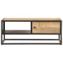 TV cabinet carved door rough mango wood 90x55x36 cm by vidaXL, Coffee table - Ref: Foro24-320946, Price: 185,41 €, Discount: %