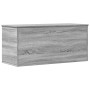 Caja de almacenaje madera ingeniería gris Sonoma 100x42x46 cm de , Baúles de almacenamiento - Ref: Foro24-840665, Precio: 99,...