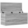 Wooden storage box in gray Sonoma engineering 100x42x46 cm by , Storage trunks - Ref: Foro24-840665, Price: 99,27 €, Discount: %