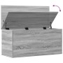 Caja de almacenaje madera ingeniería gris Sonoma 100x42x46 cm de , Baúles de almacenamiento - Ref: Foro24-840665, Precio: 99,...