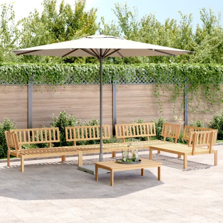 5-piece solid acacia wood garden pallet sofa set by , Outdoor sofas - Ref: Foro24-3209316, Price: 578,99 €, Discount: %