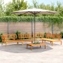 5-piece solid acacia wood garden pallet sofa set by , Outdoor sofas - Ref: Foro24-3209438, Price: 567,68 €, Discount: %