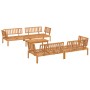 Set mit 5 Stück Garten-Paletten-Sofas aus massivem Akazienholz von , Outdoor-Sofas - Ref: Foro24-3209444, Preis: 624,83 €, Ra...