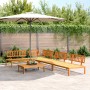 5-piece solid acacia wood garden pallet sofa set by , Outdoor sofas - Ref: Foro24-3209431, Price: 553,35 €, Discount: %