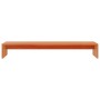 Solid pine wood monitor stand in brown wax finish, 100x27x15 cm. by , TV Furniture - Ref: Foro24-847165, Price: 30,75 €, Disc...