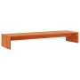 Solid pine wood monitor stand in brown wax finish, 100x27x15 cm. by , TV Furniture - Ref: Foro24-847165, Price: 30,75 €, Disc...