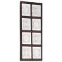 Hand-carved brown and white MDF wall panel 40x80x1.5 cm by vidaXL, Wall covering - Ref: Foro24-321655, Price: 40,00 €, Discou...