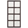 Panel de pared tallado a mano MDF marrón y blanco 40x80x1,5 cm de vidaXL, Recubrimiento de paredes - Ref: Foro24-321655, Prec...