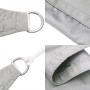 Light gray 100% polyester oxford sail shade 5x2.5 m by , Umbrellas - Ref: Foro24-4000544, Price: 44,41 €, Discount: %