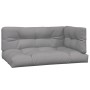 Set of garden pallet sofas and cushions 5 pieces acacia wood by , Outdoor sofas - Ref: Foro24-3209536, Price: 894,21 €, Disco...