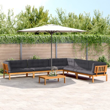 Set aus Gartenpaletten-Sofas und -Kissen 6 Stück Akazienholz von , Outdoor-Sofas - Ref: Foro24-3209541, Preis: 1,00 €, Rabatt: %