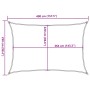 100% polyester oxford sail awning in sand color, 4x2.5 m by , Umbrellas - Ref: Foro24-4000567, Price: 39,78 €, Discount: %