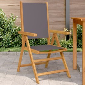 Garden chairs 2 units solid acacia wood and anthracite fabric by , Garden chairs - Ref: Foro24-367658, Price: 148,99 €, Disco...