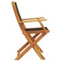 Garden chairs 2 units solid acacia wood black polypropylene by , Garden chairs - Ref: Foro24-367666, Price: 145,31 €, Discoun...