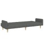 Two-seater sofa bed with dark gray fabric ottoman by , Sofas - Ref: Foro24-3258089, Price: 321,98 €, Discount: %