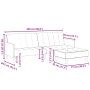 2-Sitzer-Schlafsofa mit dunkelgrauem Stoffhocker von , Sofas - Ref: Foro24-3258089, Preis: 318,99 €, Rabatt: %