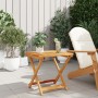 Folding garden table made of solid acacia wood 50x50x50 cm by , Garden tables - Ref: Foro24-364893, Price: 46,06 €, Discount: %