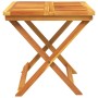 Folding garden table made of solid acacia wood 50x50x50 cm by , Garden tables - Ref: Foro24-364893, Price: 46,06 €, Discount: %