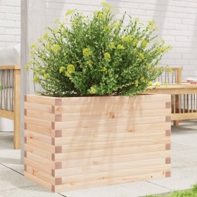 Solid pine wood planter 70x40x45.5 cm by , Pots and planters - Ref: Foro24-847263, Price: 83,71 €, Discount: %