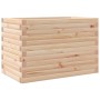 Jardinera madera maciza de pino 70x40x45,5 cm de , Maceteros y jardineras - Ref: Foro24-847263, Precio: 83,99 €, Descuento: %