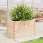 Jardinera madera maciza de pino 70x40x45,5 cm de , Maceteros y jardineras - Ref: Foro24-847263, Precio: 83,99 €, Descuento: %