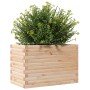 Jardinera madera maciza de pino 70x40x45,5 cm de , Maceteros y jardineras - Ref: Foro24-847263, Precio: 83,99 €, Descuento: %