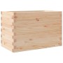 Solid pine wood planter 70x40x45.5 cm by , Pots and planters - Ref: Foro24-847263, Price: 83,71 €, Discount: %