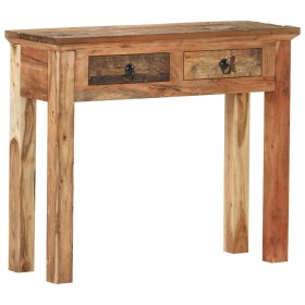 Mesa consola madera de acacia y madera reciclada 90,5x30x75cm de vidaXL, Mesas auxiliares - Ref: Foro24-320381, Precio: 151,5...