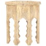 Mesa auxiliar de madera maciza de mango Ø48 cm de vidaXL, Mesas auxiliares - Ref: Foro24-320372, Precio: 154,99 €, Descuento: %