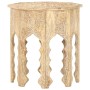 Mesa auxiliar de madera maciza de mango Ø48 cm de vidaXL, Mesas auxiliares - Ref: Foro24-320372, Precio: 154,99 €, Descuento: %