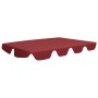 Dosel de repuesto columpio jardín rojo tinto 188/168x145/110 cm de , Cubiertas para carpas y cenadores - Ref: Foro24-312094, ...