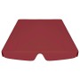 Dosel de repuesto columpio jardín rojo tinto 188/168x145/110 cm de , Cubiertas para carpas y cenadores - Ref: Foro24-312094, ...