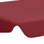 Dosel de repuesto columpio jardín rojo tinto 188/168x145/110 cm de , Cubiertas para carpas y cenadores - Ref: Foro24-312094, ...