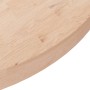 Round oak wood table top untreated Ø90x4 cm by , Table tops - Ref: Foro24-342913, Price: 175,83 €, Discount: %